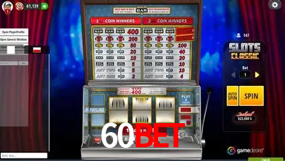 Recursos de Bônus 60bet